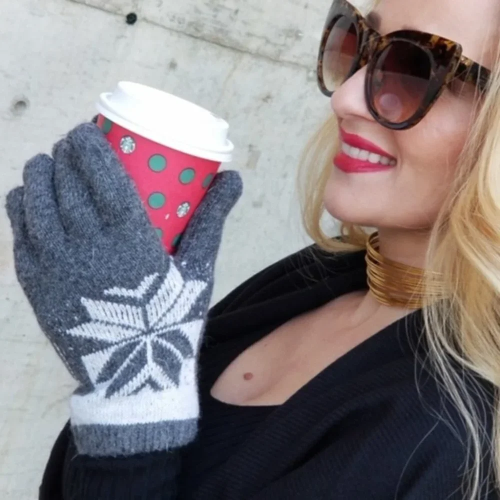 Thick Winter Knit Mittens / Gloves
